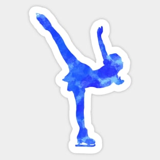 Figure skating (spiral) Sticker